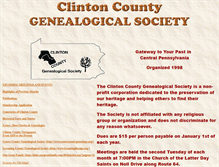 Tablet Screenshot of clintoncogensociety.org